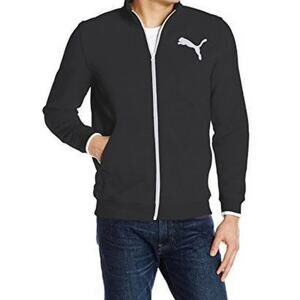 Vintage Puma Full Zip Logo sweatshirt jacket Black Size Medium